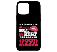 Carcasa para iPhone 13 Pro MAX All Women Are Born In 1991 35 Years Old Funny 35th Birthday