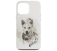 Carcasa para iPhone 13 Pro MAX Aloka The Walk for Peace Dog Spreading Hope Indian Ink Art