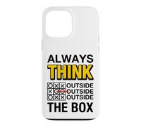 Carcasa para iPhone 13 Pro MAX Always Think Outside The Box Illustration Graphic Designs