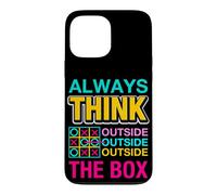 Carcasa para iPhone 13 Pro MAX Always Think Outside The Box Illustration Graphic Designs