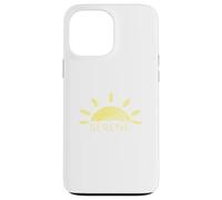 Carcasa para iPhone 13 Pro MAX Amanecer Sereno Sol Minimalista Naturaleza Tranquila