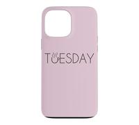 Carcasa para iPhone 13 Pro MAX Amante del café del Martes - Gráfico Divertido del día del Espresso - Día de la Semana