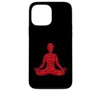 Carcasa para iPhone 13 Pro MAX Amante del Yoga, Forma de corazón, ama el Yoga, día de San Valentín, mediación