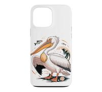 Carcasa para iPhone 13 Pro MAX American White Pelican Sea Bird Birder