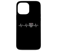 Carcasa para iPhone 13 Pro MAX Amo Matemáticas PC Heartbeat - Matemáticas Computer ECG