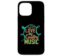 Carcasa para iPhone 13 Pro MAX Amo mi música Country para los fanáticos del Country Western
