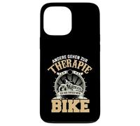 Carcasa para iPhone 13 Pro MAX Andere Gehen Zur Therapie Ich Hab Einfach Mein Bike