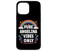 Carcasa para iPhone 13 Pro MAX Angelina Vibes Only Cute Retro Girls Angelina Name