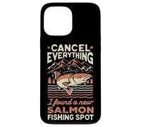 Carcasa para iPhone 13 Pro MAX Angler Cancelar Todo lo Que encontré un Nuevo Lugar de Pesca de salmón