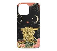 Carcasa para iPhone 13 Pro MAX Anime Cat Ramen Graphic tee, Japanese Kawaii Retro Y2K Manga