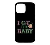 Carcasa para iPhone 13 Pro MAX Anuncio de Embarazo I Got The Baby Revelar Mardi Gras