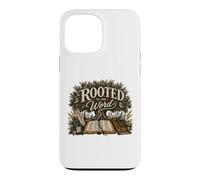 Carcasa para iPhone 13 Pro MAX Arraigado en la Palabra Christian Bible Study Girl Faith Design