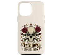 Carcasa para iPhone 13 Pro MAX Arte gótico del Tatuaje de Las Rosas del Amor Verdadero Nunca morirá