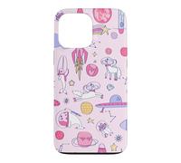 Carcasa para iPhone 13 Pro MAX Astronauta Narval Mapache Unicornio UFO Ciencia ficción Nave Espacial Galaxia