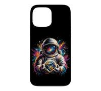Carcasa para iPhone 13 Pro MAX Astronauta Sosteniendo Planetas Tierra Astronomía Ciencia Espacio