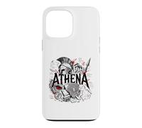Carcasa para iPhone 13 Pro MAX Atenea Diosa Guerrera Griega Antigua Búho Esparta