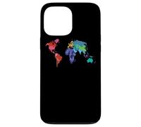 Carcasa para iPhone 13 Pro MAX Atlas de Bandera del país del Mapa del Mundo