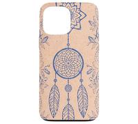 Carcasa para iPhone 13 Pro MAX Atrapasueños Rosa pálido Boho Magic Batik étnico sueños de Bruja