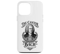 Carcasa para iPhone 13 Pro MAX Bach The Cantor Retrato Barroco Pipe Órgano Música clásica