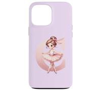 Carcasa para iPhone 13 Pro MAX Bailarina Girl Dancing Name First Letter C Girly Tutu Ballet