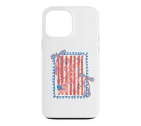 Carcasa para iPhone 13 Pro MAX Bandera con Lazo de Sweet Land of Liberty Patriotic Coquette, EE. UU.