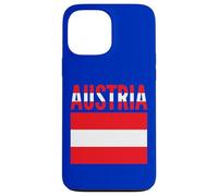 Carcasa para iPhone 13 Pro MAX Bandera de Austria Colores Orgullo Nacional Patriótico