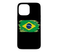 Carcasa para iPhone 13 Pro MAX Bandera de Brasil Orgullo Brasileño Ilustrado Grunge Tattered