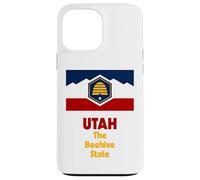 Carcasa para iPhone 13 Pro MAX Bandera del Estado de Utah Pride Beehive State Flag Salt Lake City Souvenir