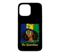 Carcasa para iPhone 13 Pro MAX Bandera Vicenciana Niña San Vicente y Las Granadinas Mujer