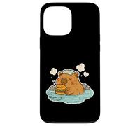 Carcasa para iPhone 13 Pro MAX Baño Relajado Capybara Burger Onsen