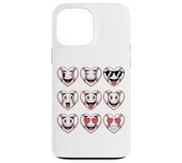 Carcasa para iPhone 13 Pro MAX Baseball Heart Faces Cute Love Fan
