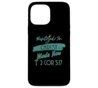 Carcasa para iPhone 13 Pro MAX Bautismo Cristiano Verso Bautizado en Cristo