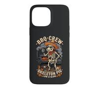 Carcasa para iPhone 13 Pro MAX BBQ Crew Skeleton Pig Grill Beer Sombrero Gafas de Sol 4