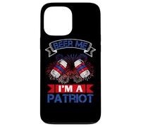 Carcasa para iPhone 13 Pro MAX Beer Me I'm A Patriot American Flag Patriotic 4th of July