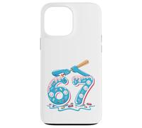Carcasa para iPhone 13 Pro MAX Béisbol 6 7 Six Seven Candy Helado Burbujas Tiempo de Juego