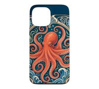 Carcasa para iPhone 13 Pro MAX Belle Epoque Pulpo Vintage Ocean Art