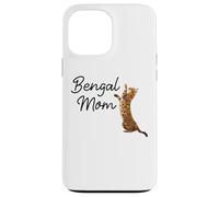 Carcasa para iPhone 13 Pro MAX Bengal Cat Mom I Mama Family Pet Friend for Men Women