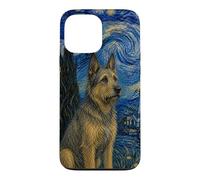 Carcasa para iPhone 13 Pro MAX Berger Picard Dog Van Gogh Noche Estrellada