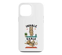 Carcasa para iPhone 13 Pro MAX Berger Picard Haciendo Yoga inhalar - exale DIGOR Divertido