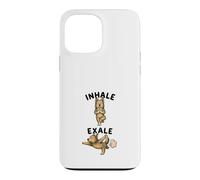 Carcasa para iPhone 13 Pro MAX Berger Picard practicando Yoga inhalar - exale DIGOR Divertido