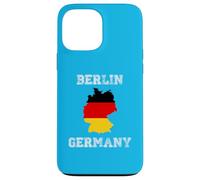 Carcasa para iPhone 13 Pro MAX Berlín Alemania Vintage Alemania Bandera Mapa Diseño