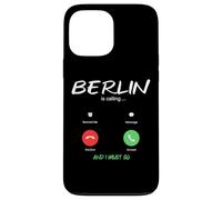 Carcasa para iPhone 13 Pro MAX Berlín está Llamando y Debo IR a Alemania de Viaje