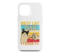 Carcasa para iPhone 13 Pro MAX Best Cat Dad Ever For Dad Grandpa Fathers Day Cat Daddy