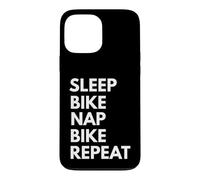 Carcasa para iPhone 13 Pro MAX Bicicleta Sleep Nap Bike, Amante del Ciclismo