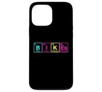 Carcasa para iPhone 13 Pro MAX Bicicletas Tabla periódica Día Mundial de la Bicicleta Ciencia Elementos
