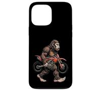Carcasa para iPhone 13 Pro MAX Bigfoot - Bicicleta de Motocross, Divertido Jinete de Sasquatch