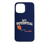 Carcasa para iPhone 13 Pro MAX Biología Ciencia Humor Mi potencial Broma reproductiva
