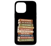 Carcasa para iPhone 13 Pro MAX Black Leaders African American Teachers Education Pride