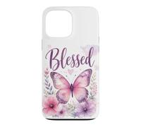 Carcasa para iPhone 13 Pro MAX Blessed - Women's Christian Faith Butterfly Watercolor