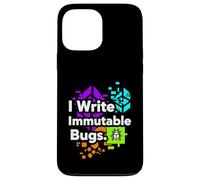Carcasa para iPhone 13 Pro MAX Blockchain Developer Funny I Write Immutable Bugs